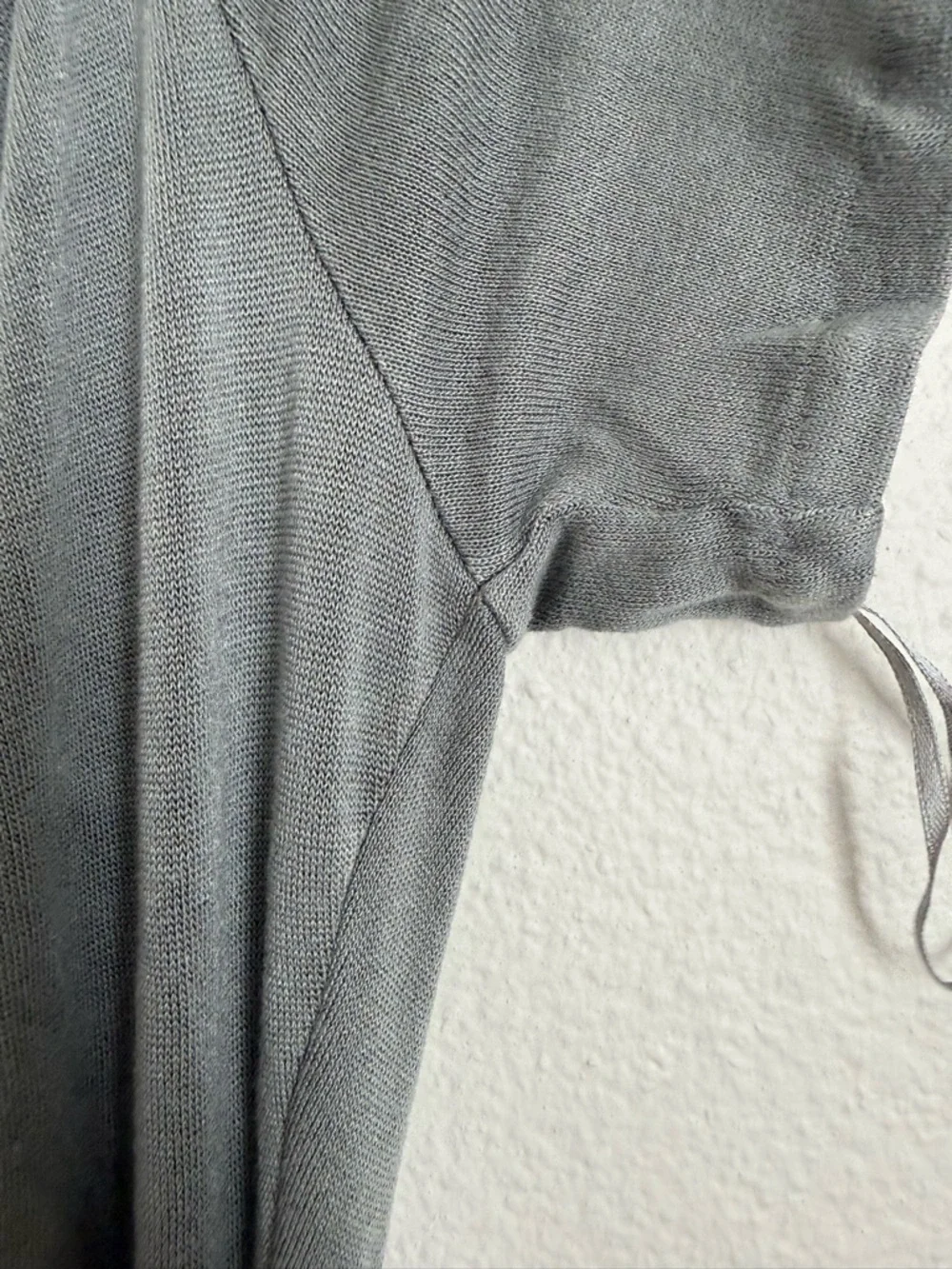 Vince Light Sage Wrap-Front Midi Dress - Picture 6 of 9